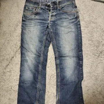 HILTIGER 스트레이트 데님 팬츠 블루