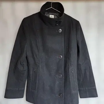 미쉘클랑 블랙 피 코트 J-102