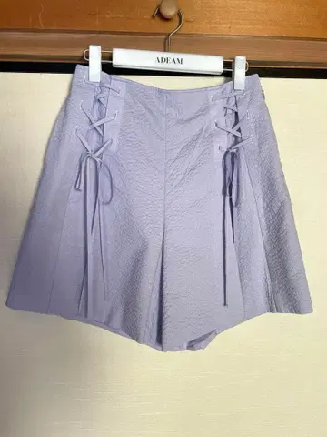 ADEAM 라벤더 레이스업 큐롯