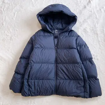 UNIQLO 울트라 라이트 다운 코쿤 후드티 M 네이비 후드