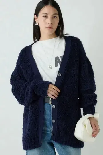 카오스 완판템 페르시아 몰 가디건 2025 네이비