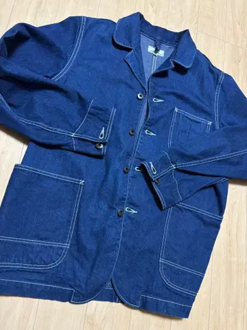 JAPAN BLUE JEANS 인디고 블루 커버올 S (실제 M)