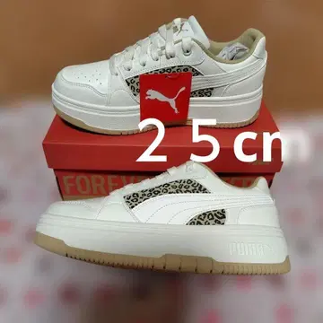 푸마 PUMA 통굽 스니커즈 여성용 리바운드 펨 로우 레오