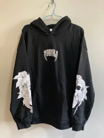 YoungLA 프린트 후드티 L