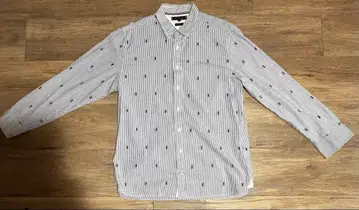 TOMMY HILFIGER XL 스트라이프 자수 셔츠