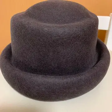 Samansa Mos2 펠트 햇 짙은 브라운