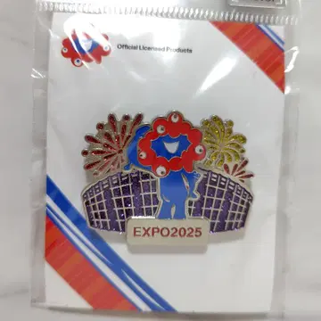 만박 미야쿠미야쿠 대지붕 반지와 불꽃놀이 핀 배지