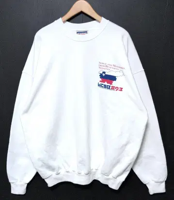 VINTAGE WCSB 89.3 Hanes 맨투맨 XL