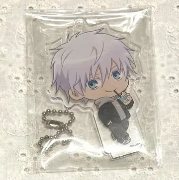 주술회전 캬라드리 고죠 사토루 아크릴 키링