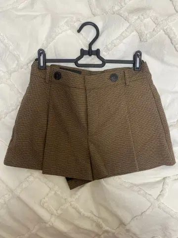 ZARA 자라 플리츠 버튼 숏팬츠 새상품급 XS