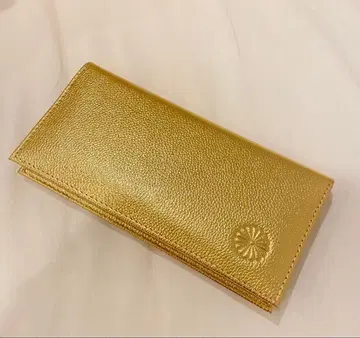 [ 당일 발송 ] 황궁 장지갑 천연 가죽 골드 금