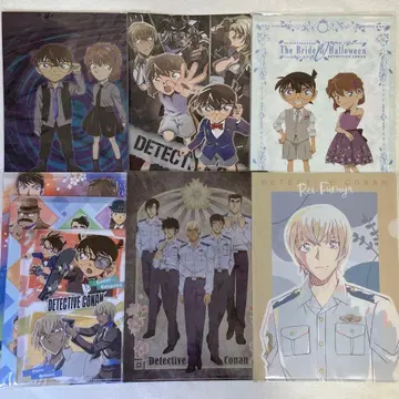 명탐정 코난 클리어 파일 6종 세트