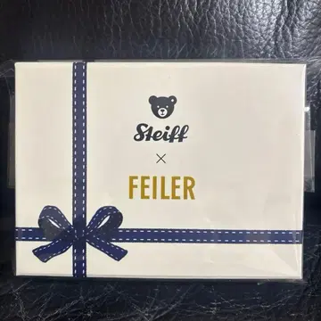 슈타이프 x 페일러 테디베어 손수건 키링 키링 세트