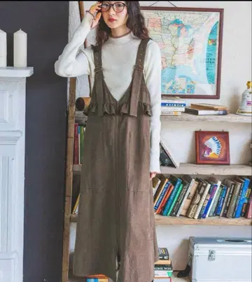 2way 프릴 오버롤 스커트