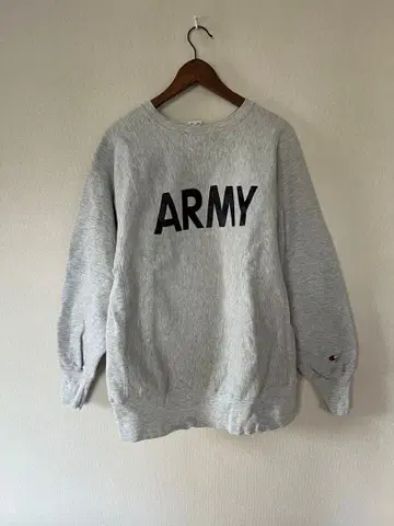 L 사이즈 ARMY 로고 리버스 위브 챔피온 USA 제조