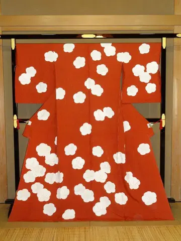 호몬기 매실 모음 미재단 원단 (천잠사 함유 명물직)