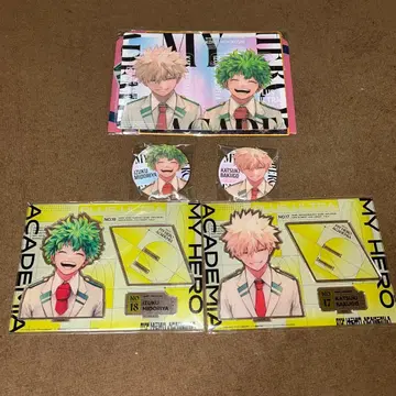 히로아카 응모자 전원 서비스 아크릴 스탠드 & 캔뱃지 세트 점프 기가