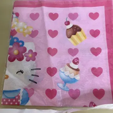 헬로키티 손수건 미개봉 새상품 약 42 42 파티시에