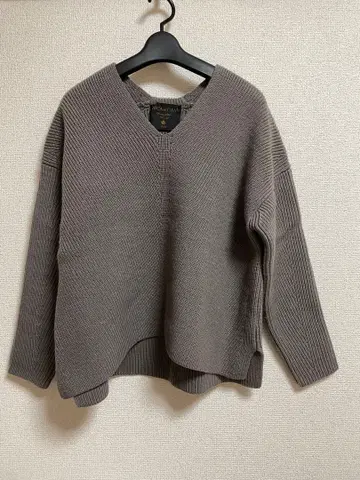 MICA&DEAL V넥 루즈 풀오버 니트