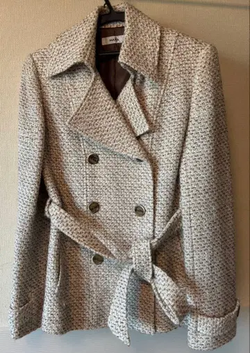 [ 새상품급 ] 베이지 트위드 자켓