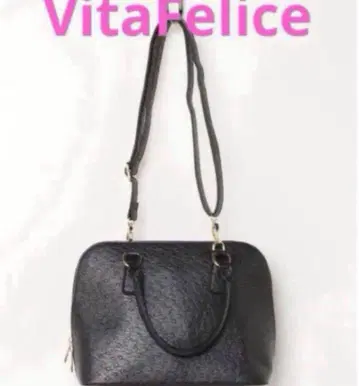[ 새상품급 ] 비타페리체 2way 숄더백 핸드백 블랙
