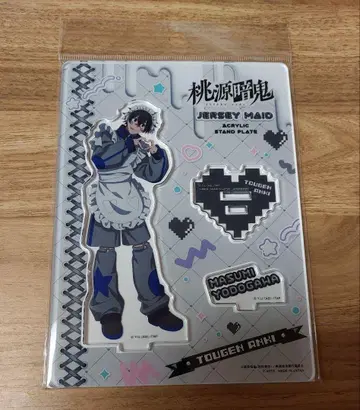 요도가와 마스미 복숭아 도원암귀 저리 메이드 아크릴 스탠드 플레이트