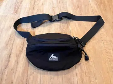 GREGORY 허리 바디백 블랙 M 사이즈