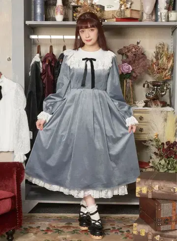 axes femme kawaii 벨로아 원피스