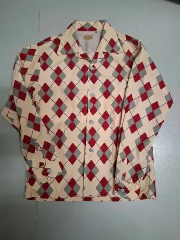 스타일 아이즈 아가일 셔츠 50s 로카빌리