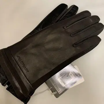 질스튜어트 가죽 장갑 짙은 그레이 21cm 스마트폰 대응