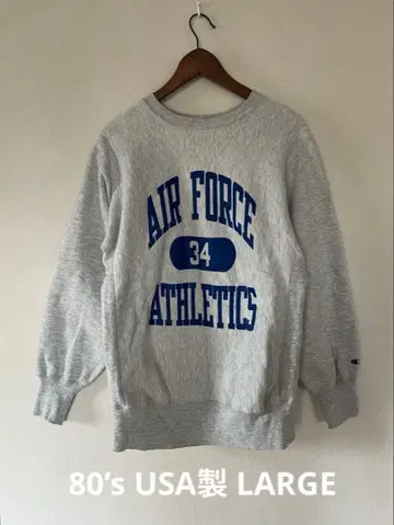 L 사이즈 AIR FORCE AUTHENTIC 리버스 위브 챔피온