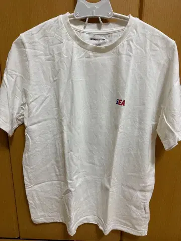 WIND AND SEA 화이트 티셔츠 S