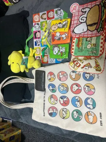 스누피 캐릭터 굿즈 세트