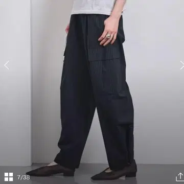 UNITED ARROWS 밑단 버튼 카고 팬츠