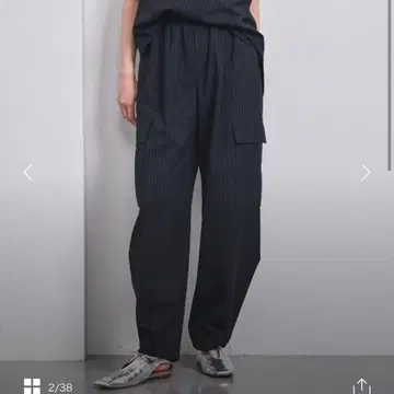 UNITED ARROWS 밑단 버튼 카고 팬츠 S