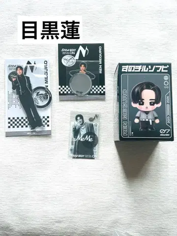 메구로 렌 SnowMan 라이브 굿즈 소프트 비닐 아크릴 스탠드