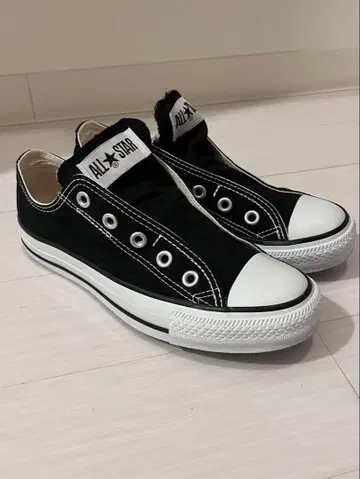 ALL STAR 블랙 슬립온 스니커즈