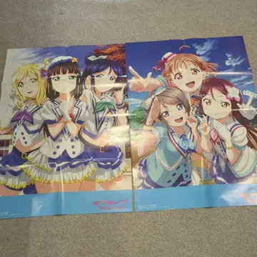 미사용 새상품급 러브 라이브 선샤인 포스터 2장 세트