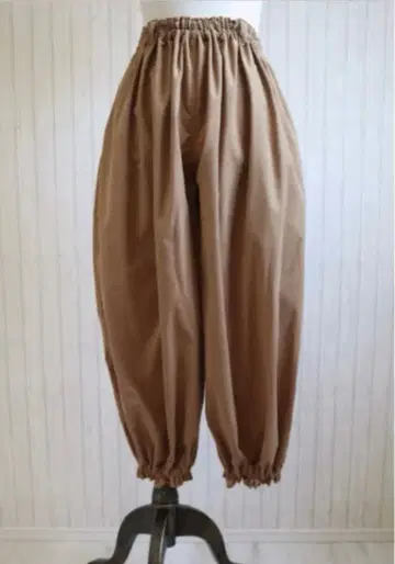 핸드메이드 작가 ellie 코듀로이 드로워즈 팬츠