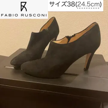 FABIO RUSCONI 블랙 부티 38 24.5cm 부츠