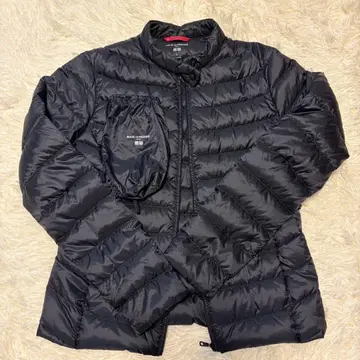 유니클로 이네스 드 라 프레상주 콜라보 울트라 라이트 다운 블랙