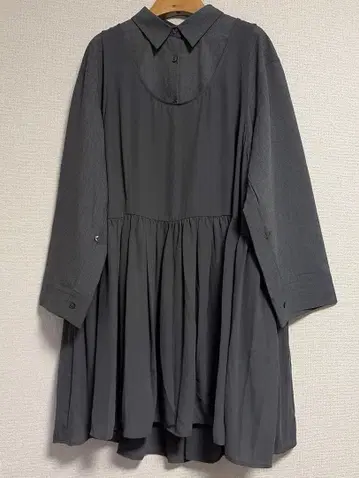 GU 2피스 셔츠 미니 원피스 세트 by rokh