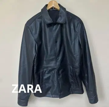 ZARA 자라 블랙 페이크 가죽 자켓