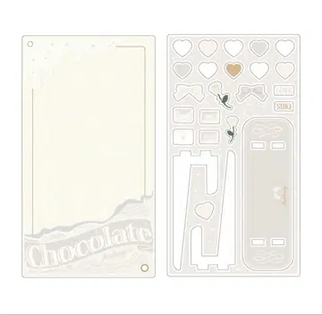 후쿠야 프리미엄 아크릴 프레임 화이트 초콜릿 화이트 라메