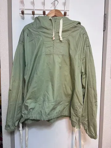 빔즈 보이 올리브 그린 후드 부착 풀오버