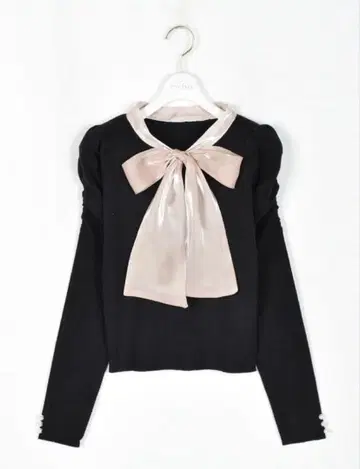 evelyn 에블린 오간자 리본 니트