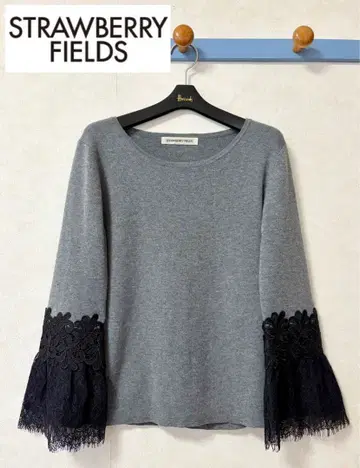 STRAWBERRY FIELDS 그레이 니트