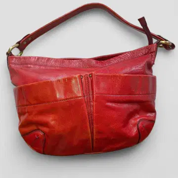[ 다코타 ] 가죽 숄더백 레드 빨간색
