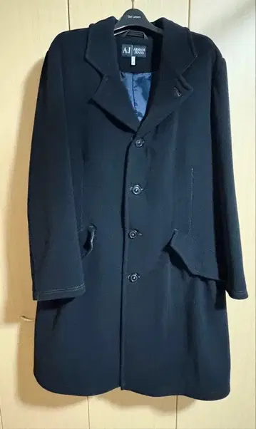 Armani Jeans 블랙 체스터 코트