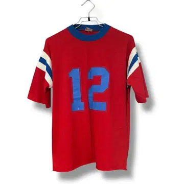 JCPenney 70s 빈티지 풋볼 T셔츠 싱글 스티치